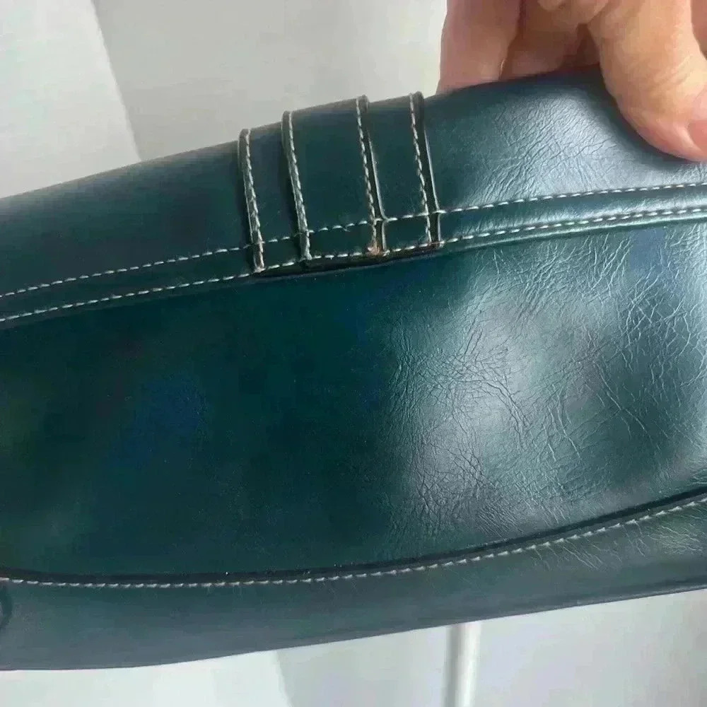 Hunter Green Wristlet Bag - Picture 8 of 12